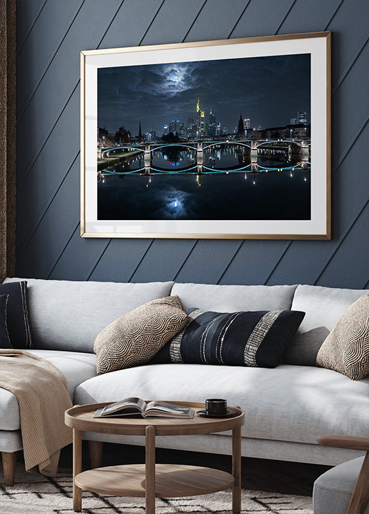 Frankfurt at Full Moon Plakat