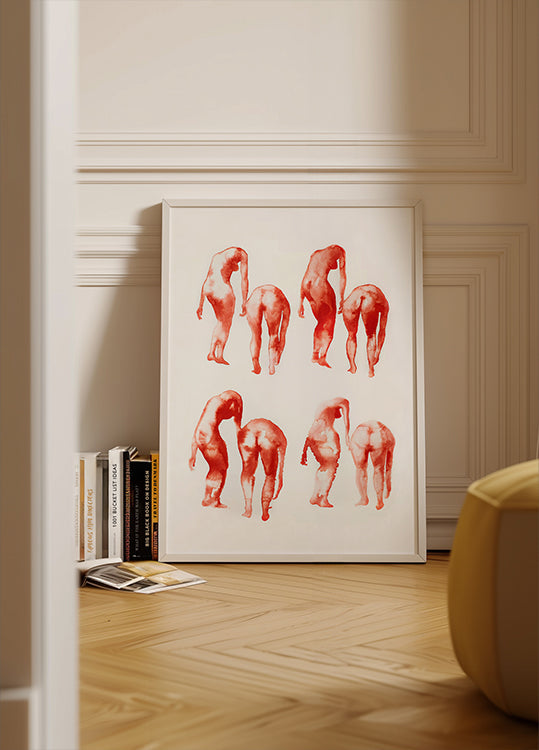 Figure Motion Study 2x4 Plakat