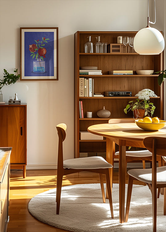 pomegranate in Vase Plakat