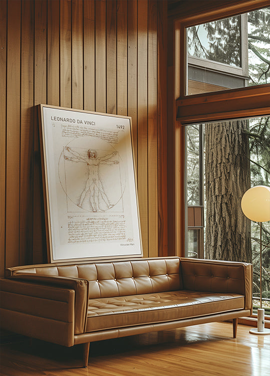 Leonardo da Vinci, Vitruvian Man Plakat