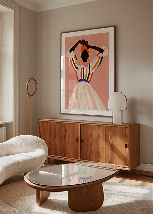 Vibrant Silhouette Plakat