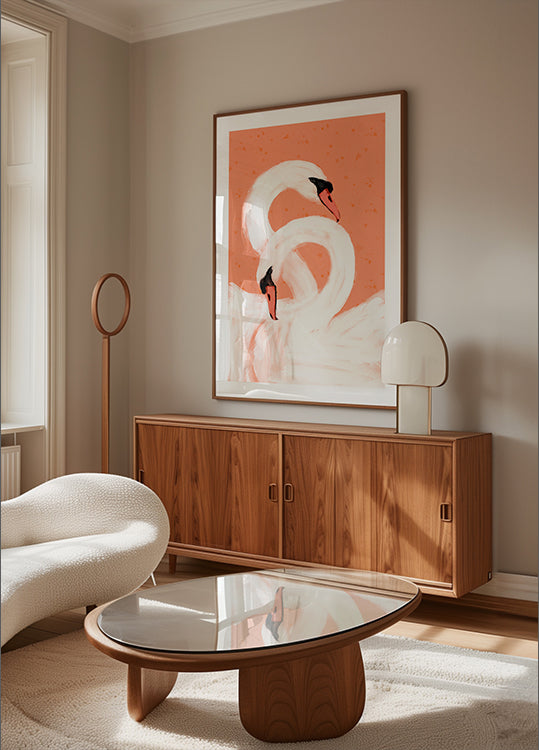 Graceful Swans Plakat