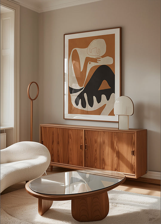 Abstract Art Figure Plakat