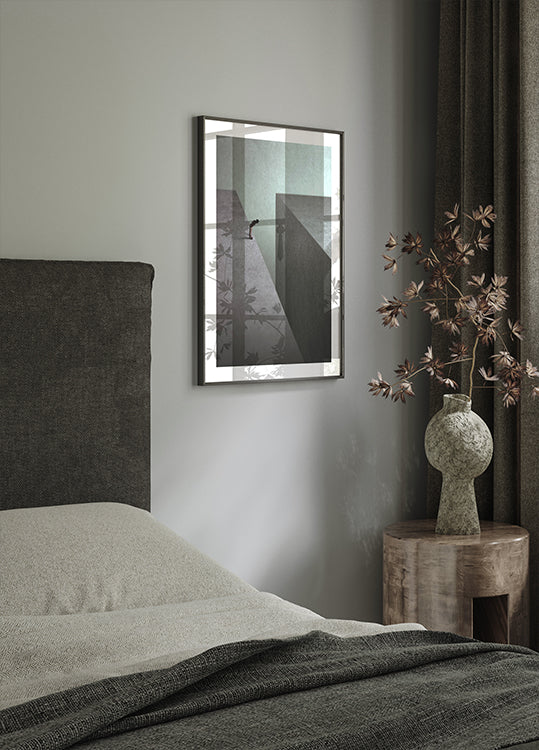 On the Edge Conceptual Art Print Plakat