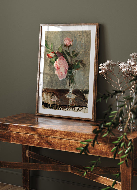 Peonies by Berthe Morisot Plakat, Impressionist Floral Still Life Art Plakat