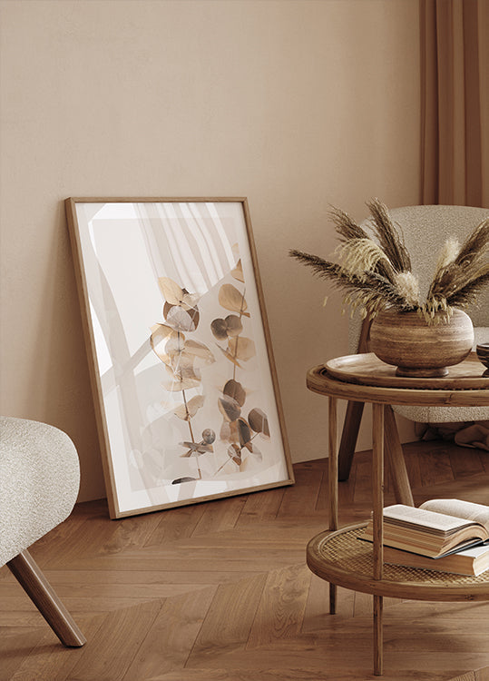 Eucalyptus Creative Gold 01 Plakat