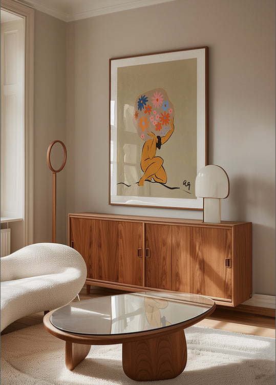 World On Her Shoulders Plakat