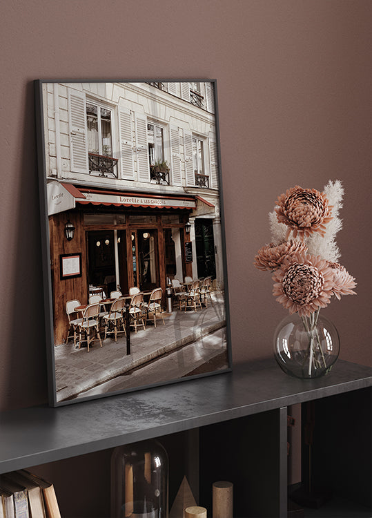 Old Cafe in Paris Plakat