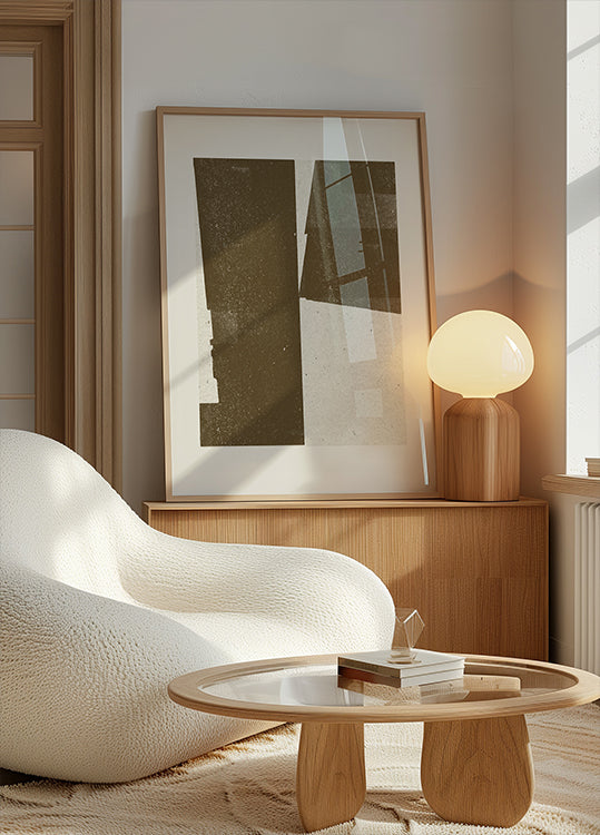 Muted Geometries Plakat