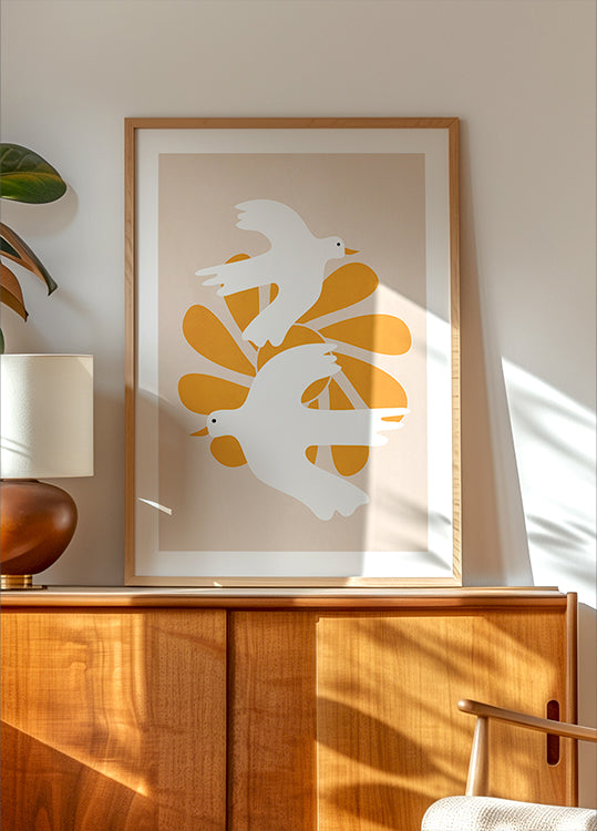 Abstract Flight Plakat