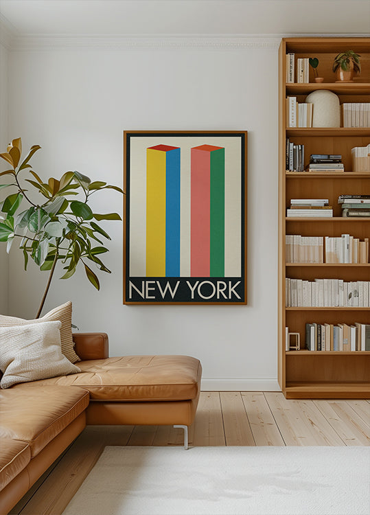 New York Twin Towers Plakat