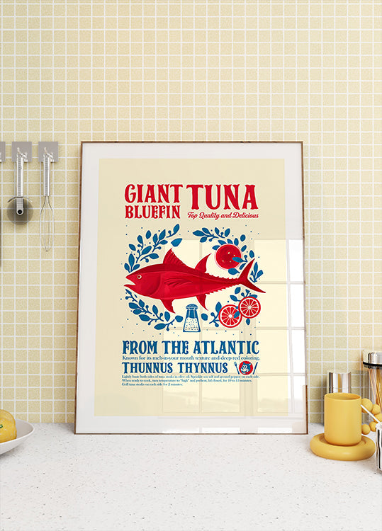 Tuna kitchen print Plakat