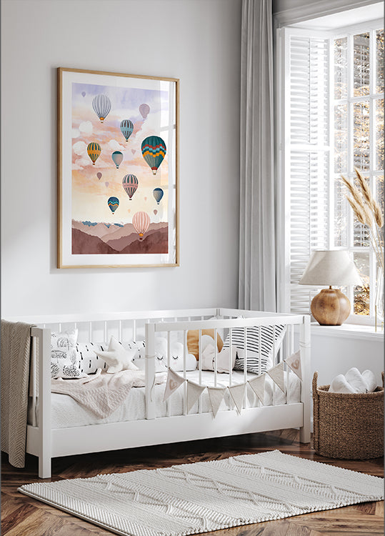 Airballoon Sky Plakat