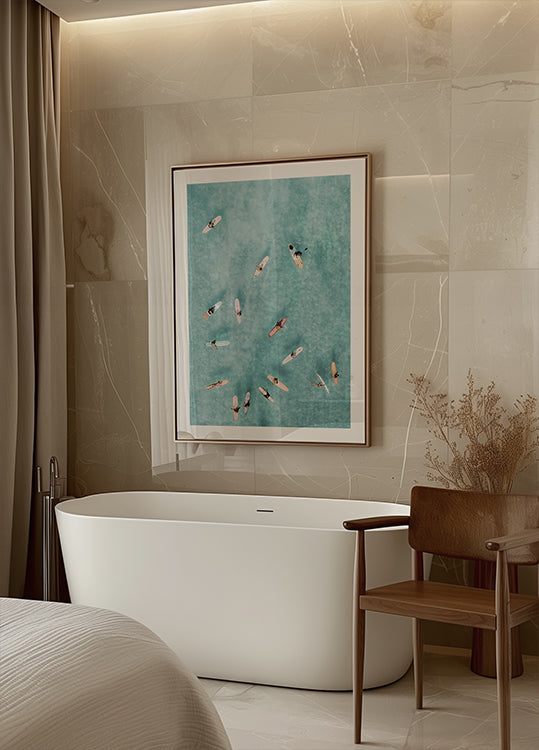 Surfers at Sea No.2 Plakat