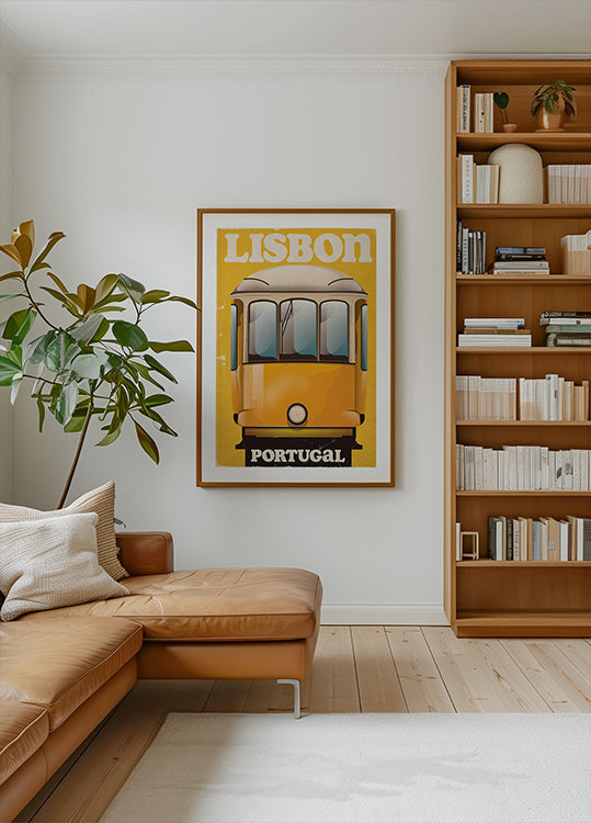 Lisbon Portugal Vintage Travel Plakat Plakat