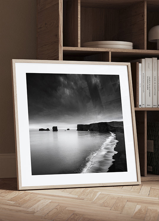 Lapping at the Shore of a Solitary Ocean Plakat