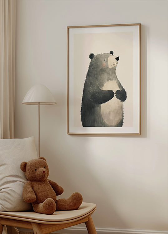 Gentle Standing Bear Plakat