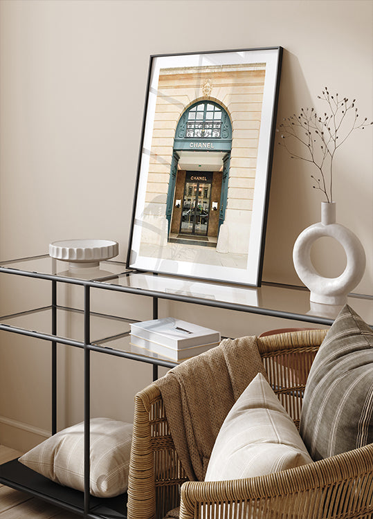 Chanel Boutique Paris Plakat