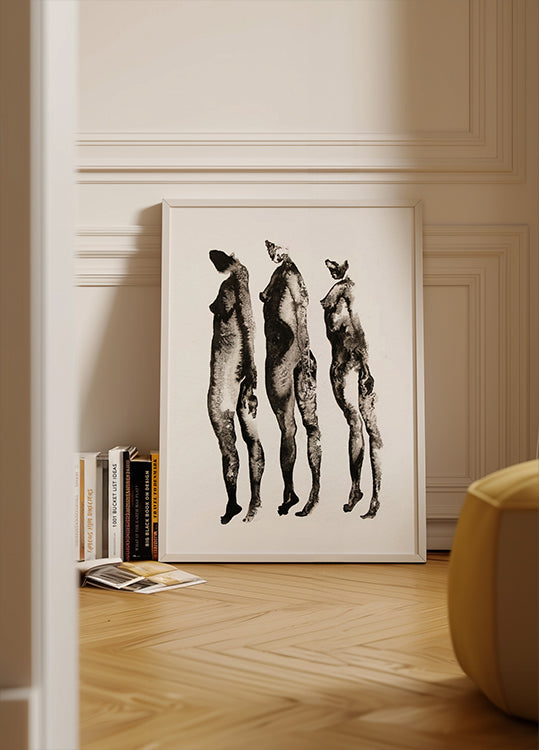 Figure Study 3x Plakat