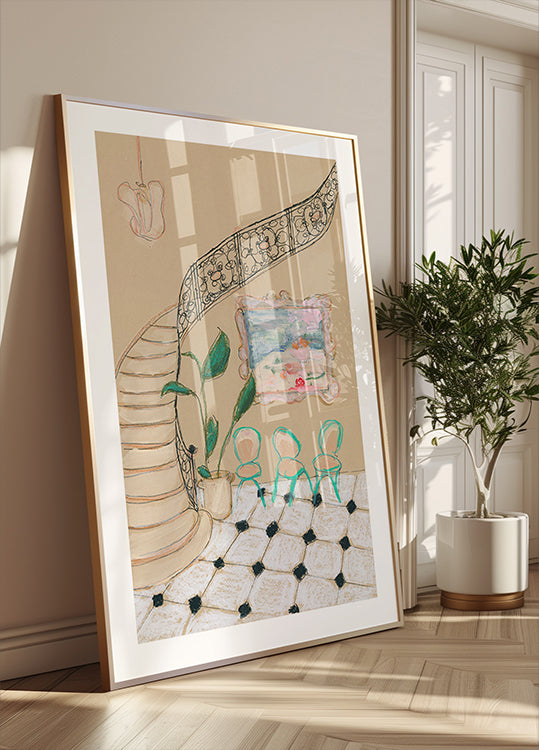 Museum Day In Paris Plakat