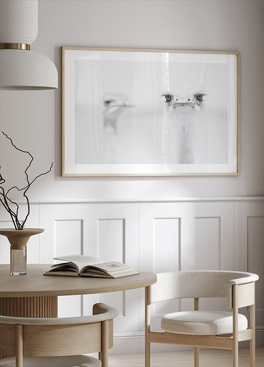 Funny ostrich Plakat