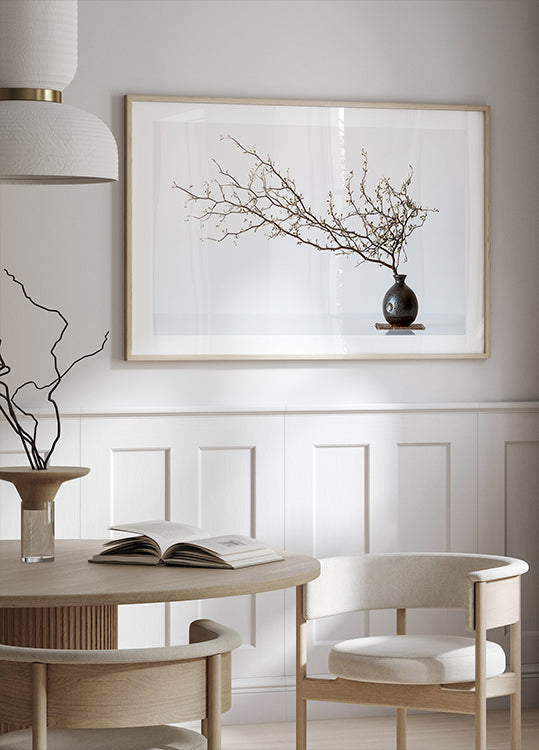 Vase And Branch Plakat