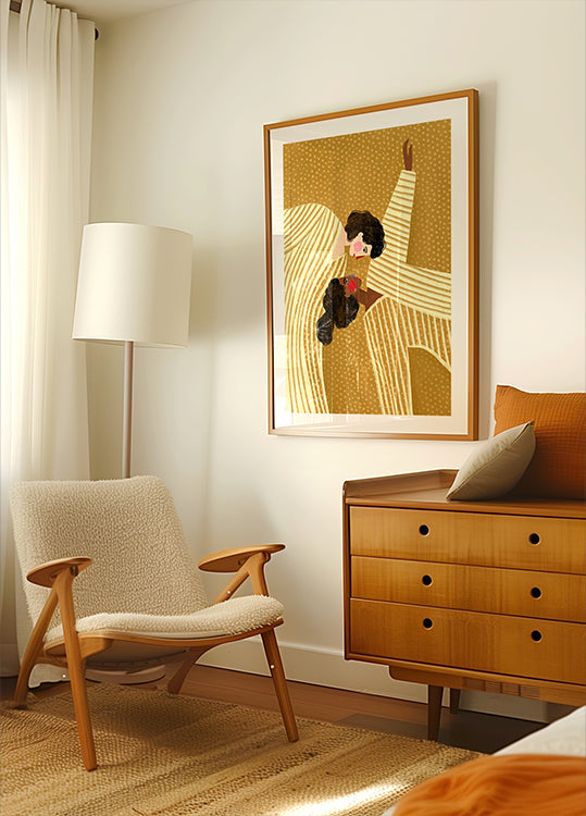 Two Line WomenPlakat