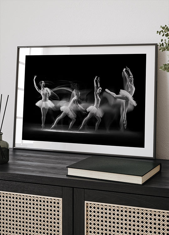 Balerina Art Wave Plakat