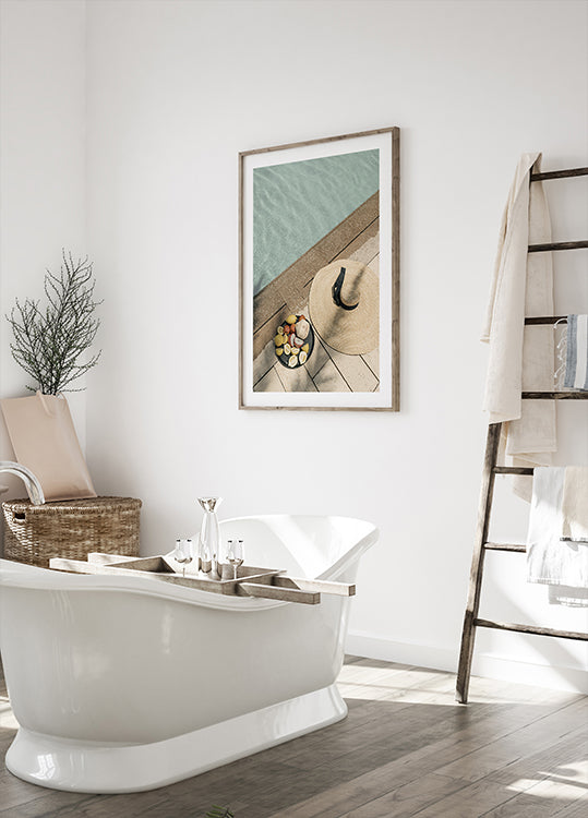 Poolside Relaxation Plakat