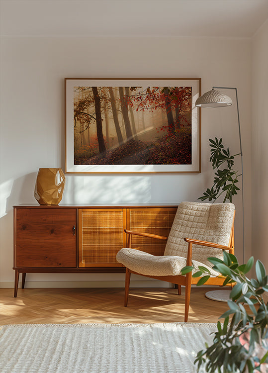 Towards the light. Plakat