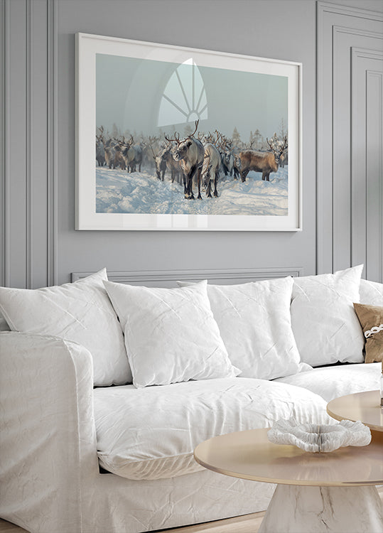 Reindeers Plakat