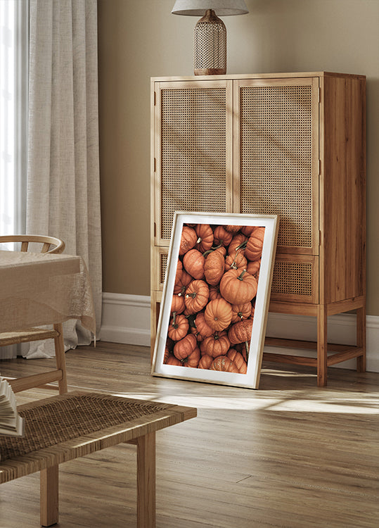 Warm Autumn Pumpkins Plakat