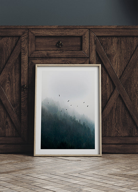 Foggy Morning 4 Plakat