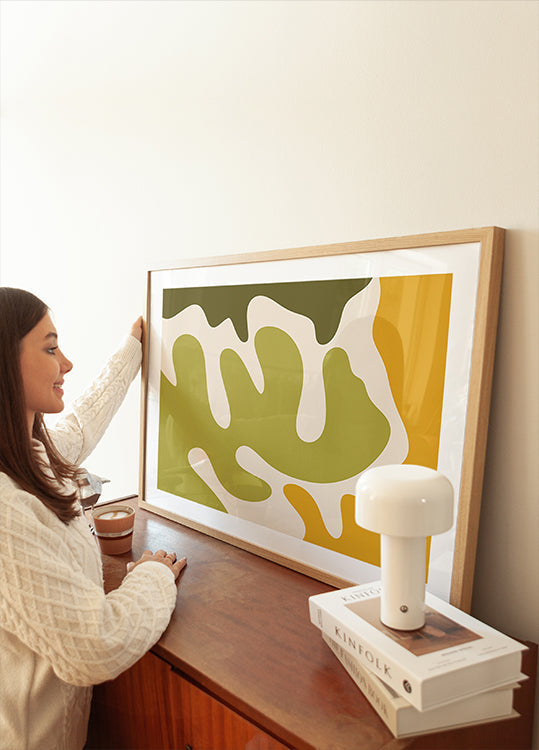 Modern Colorful Shapes Plakat