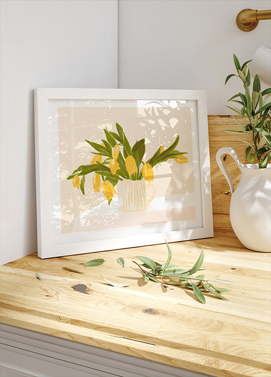 Pandcyellowtulips Copy Plakat
