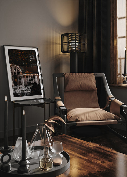 Charming Cafe Ambience Plakat