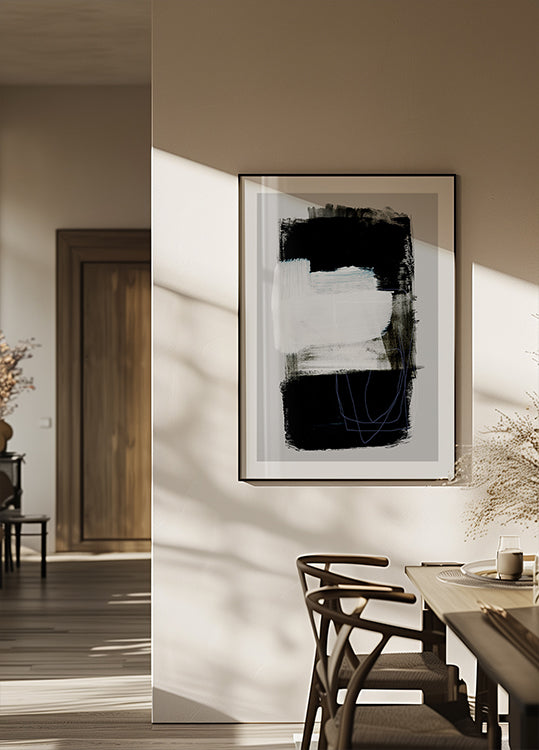 Abstract Brush Strokes 130 Plakat