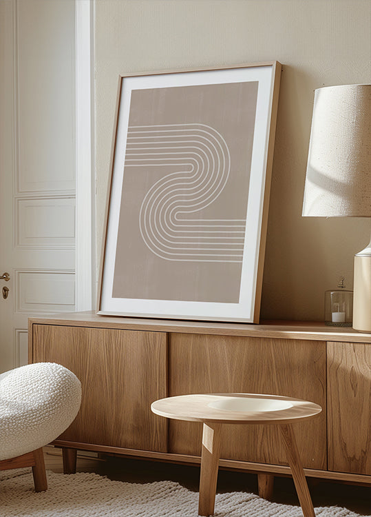 Curved Pathway Plakat