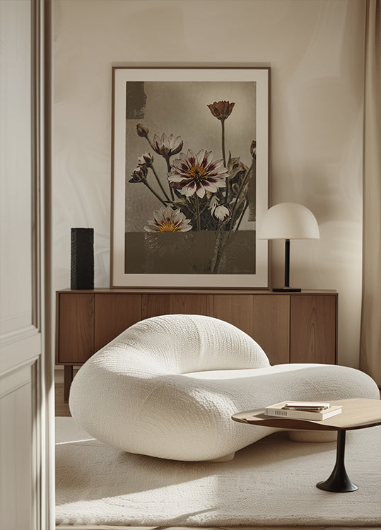 5 Vintage Flowers Plakat