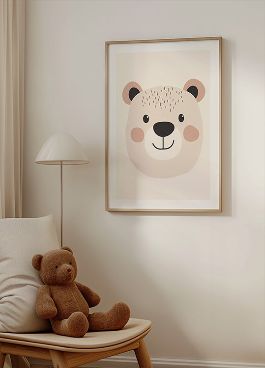 Smiling Bear Plakat