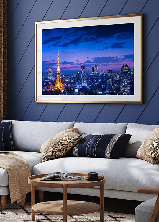 Tokyo night view Plakat