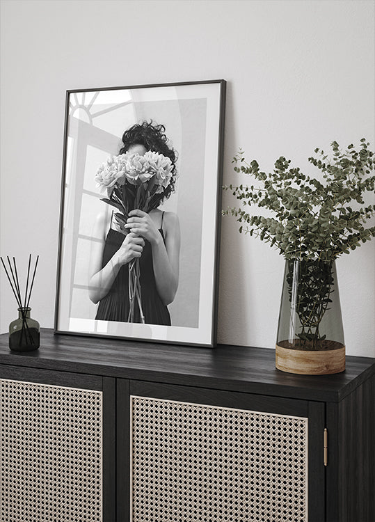 Bouquet BW Plakat