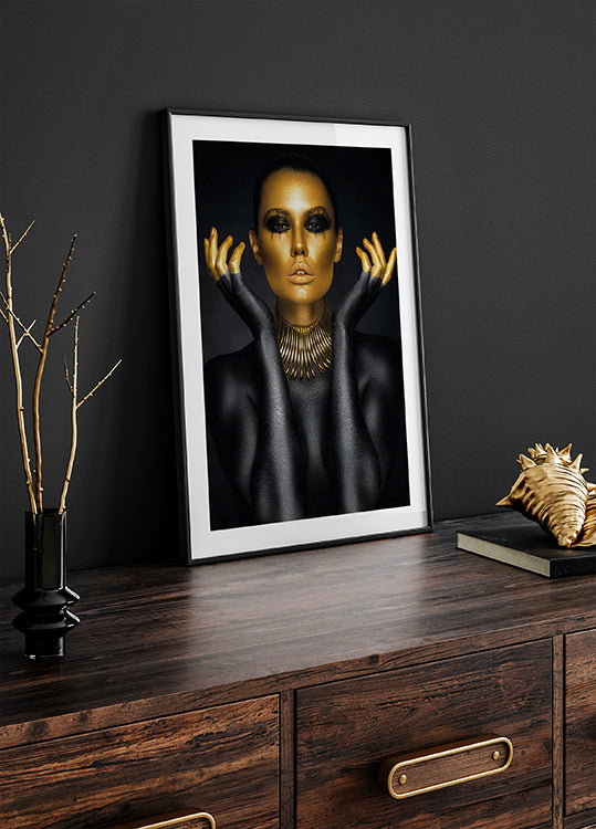 Woman in Gold Portrait Plakat