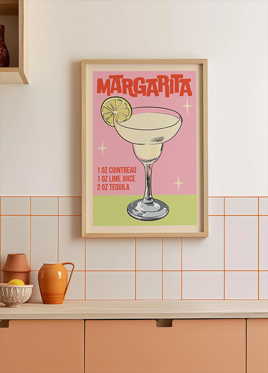 Margarita Cocktail Plakat