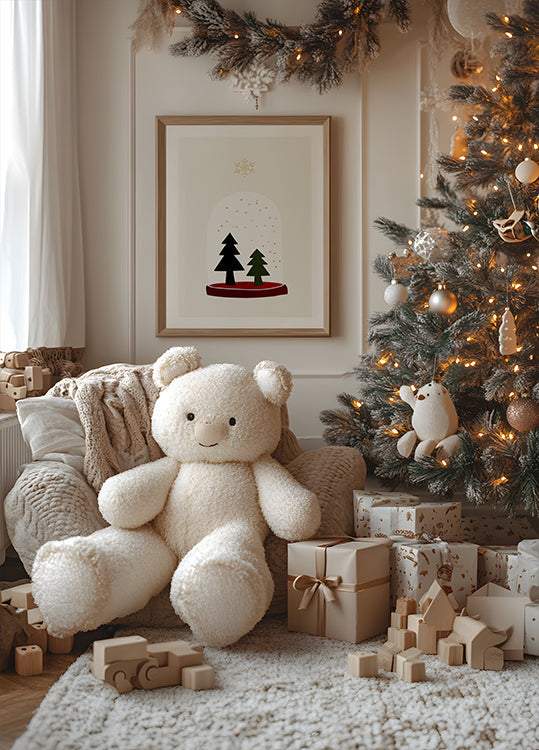 Dancing Snowflakes Plakat