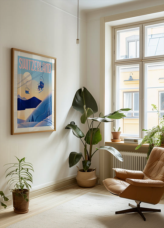 Ski Switzerland Plakat