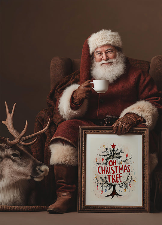 Festive Tree Glow Plakat