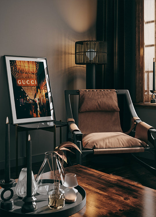 Gucci Night Lights Plakat