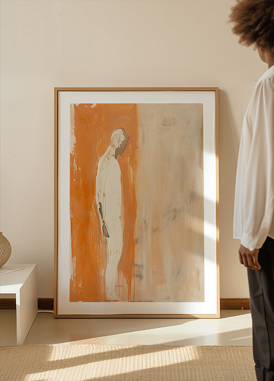 The Man In Orange Plakat