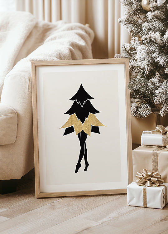 Lady Gaga At Christmas (vers.2) Plakat